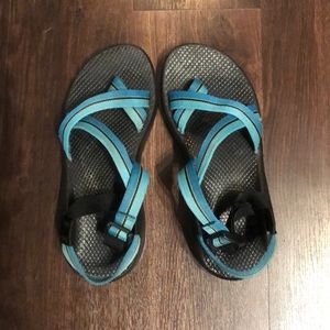 Blue Strap Chacos